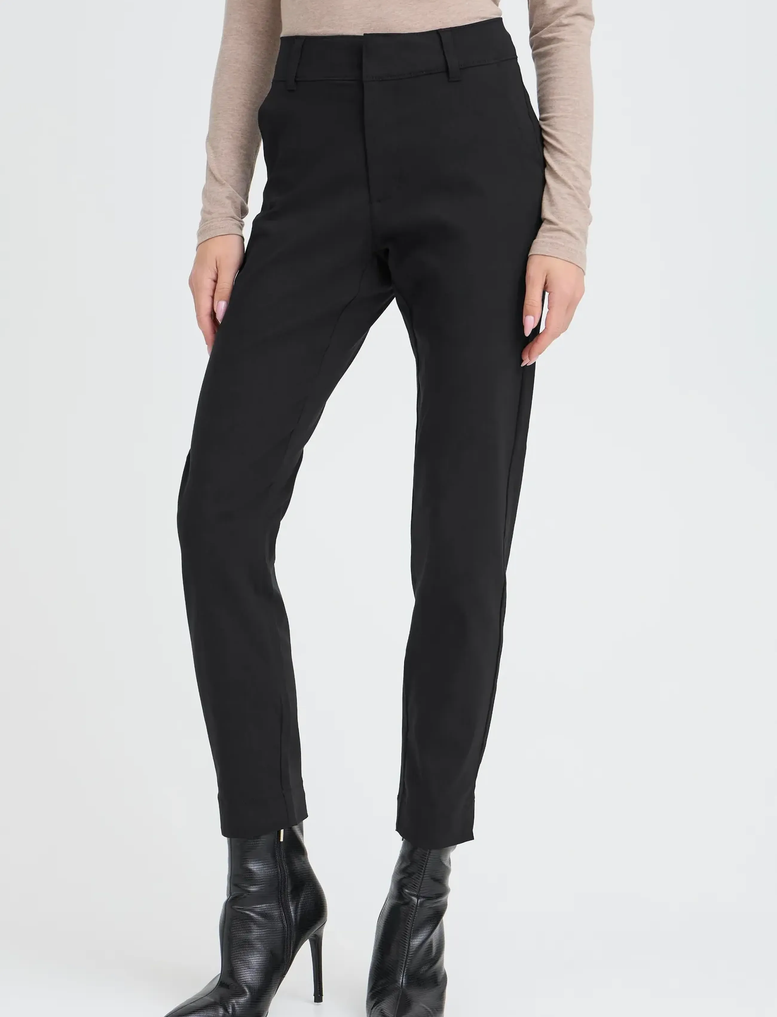 b.young - BYDIXI CHINO PANTS - black - 4