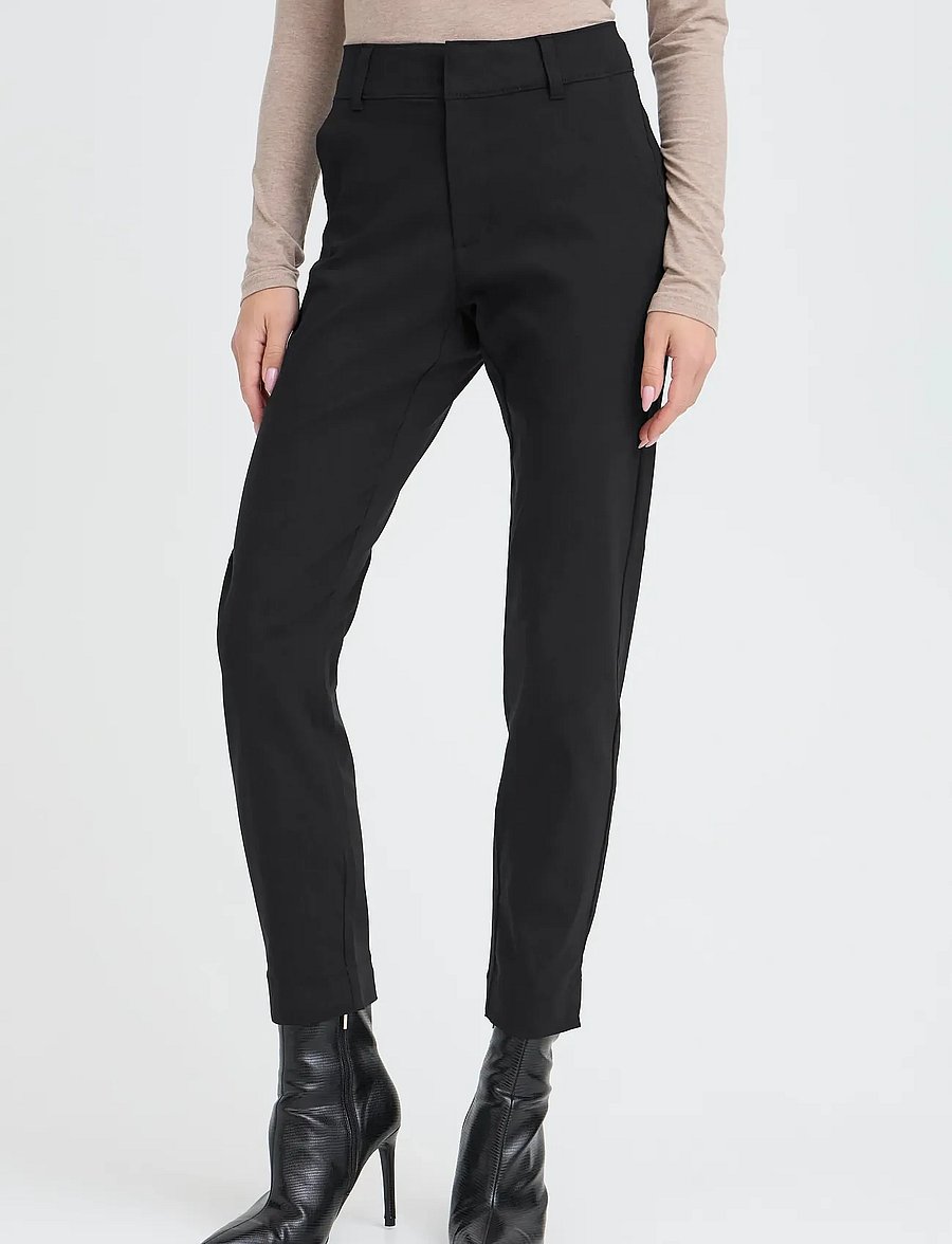 b.young - BYDIXI CHINO PANTS - black - 4