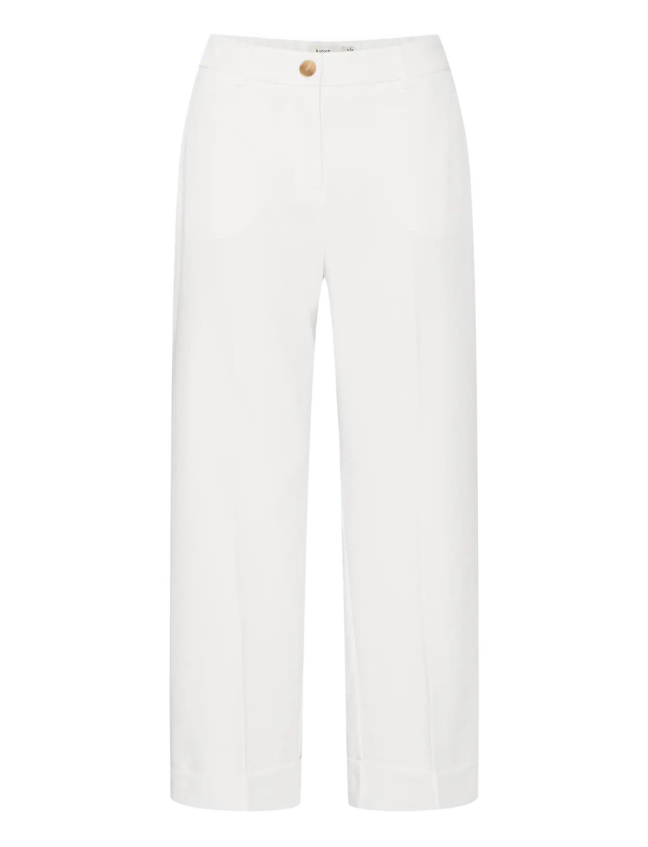 B.YOUNG Bydeceri Cuff Hosen - Weiß - 40 - Damen