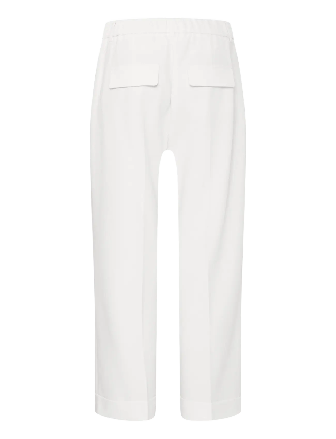 b.young - BYDECERI CUFF PANTS - - marshmallow - 2