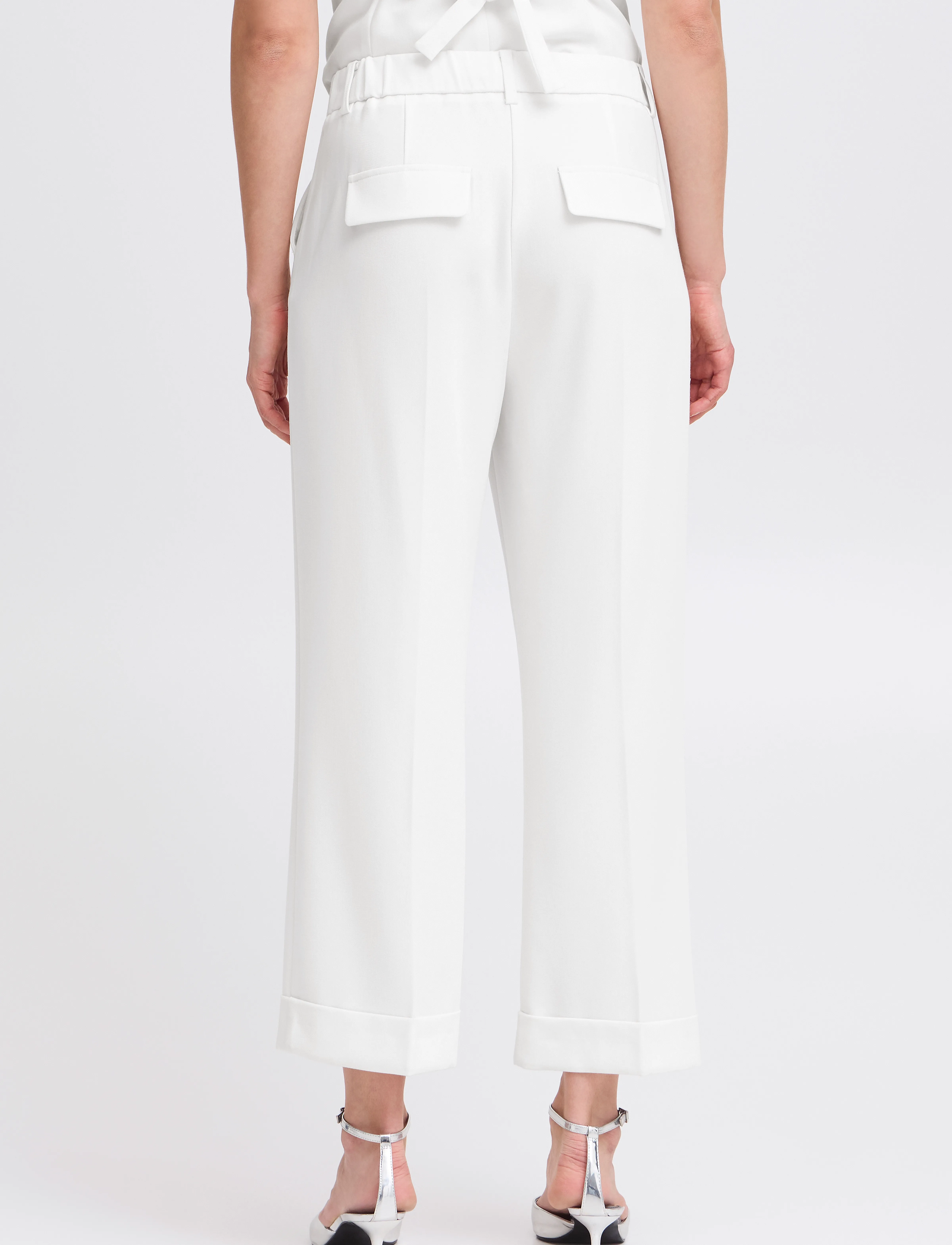 b.young - BYDECERI CUFF PANTS - - marshmallow - 3