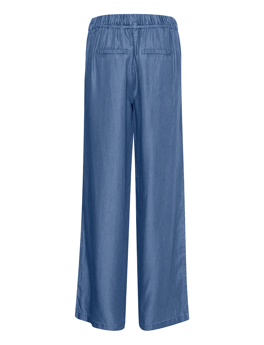 b.young - BYKOSMO WIDE PANTS - - mid blue denim - 2