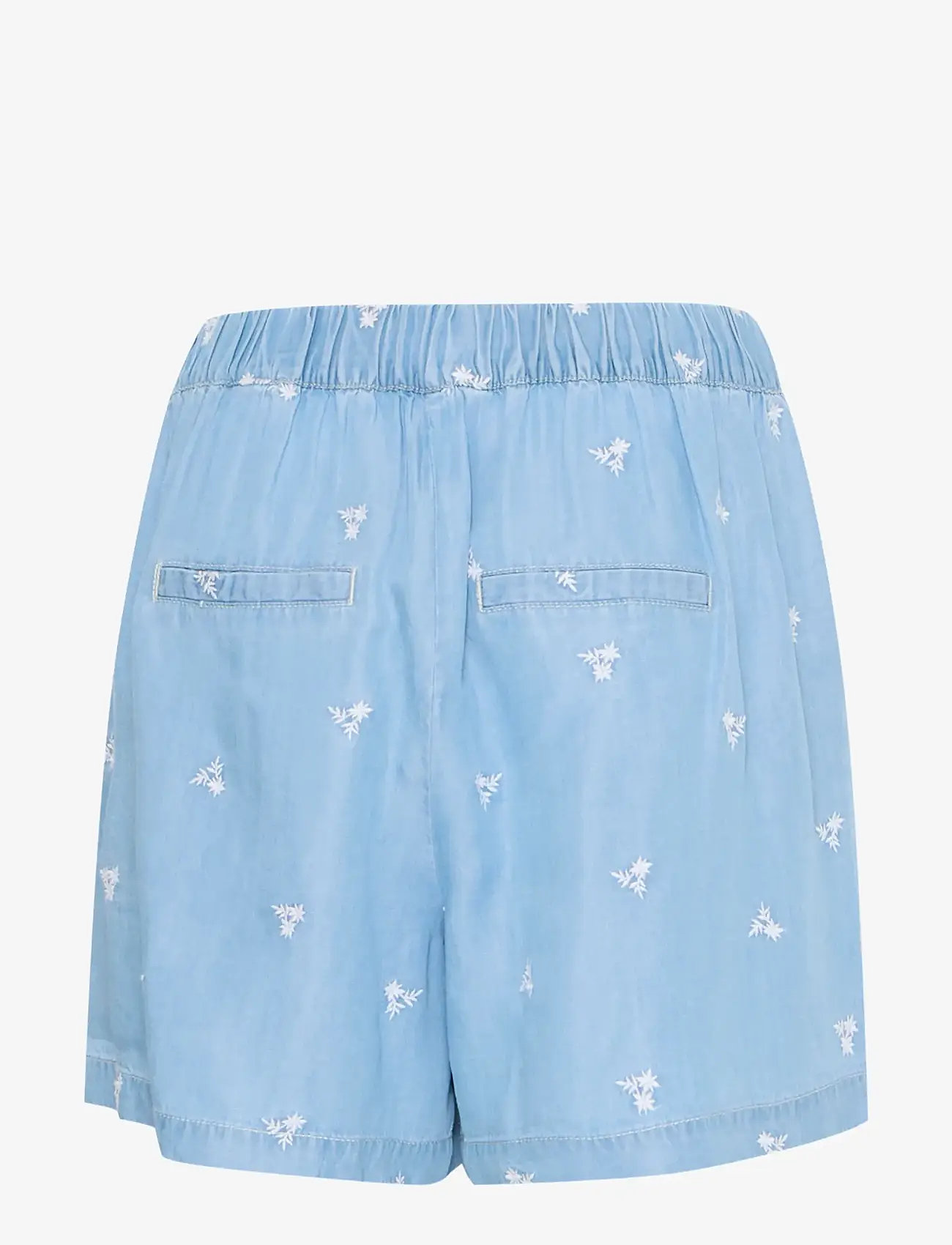 b.young - BYKOSMO SHORTS - - laveste priser - light blue denim flower - 2