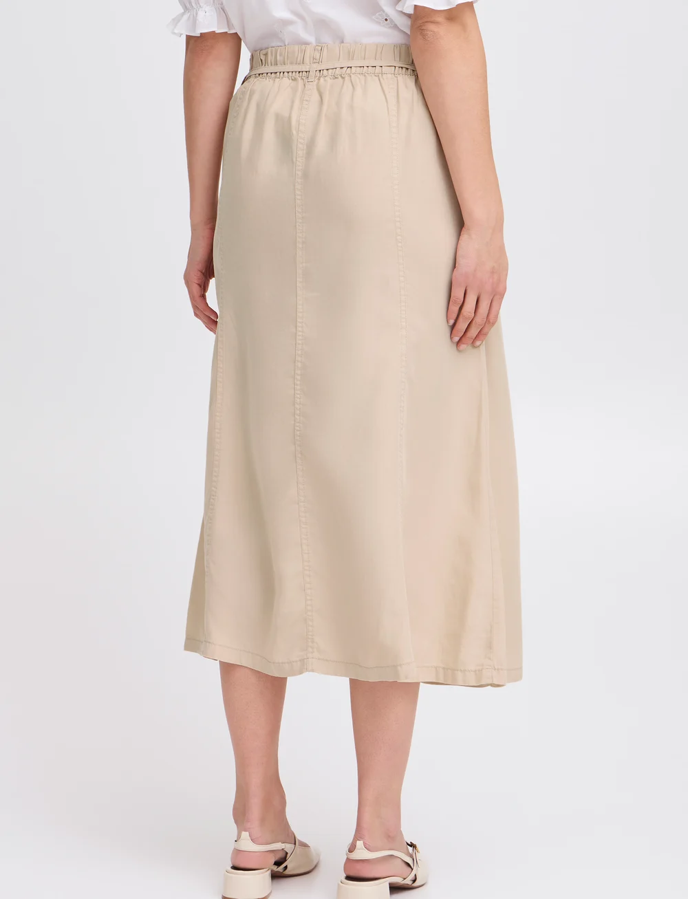 b.young - BYKOSMO WIDE SKIRT - - midi nederdele - humus - 3