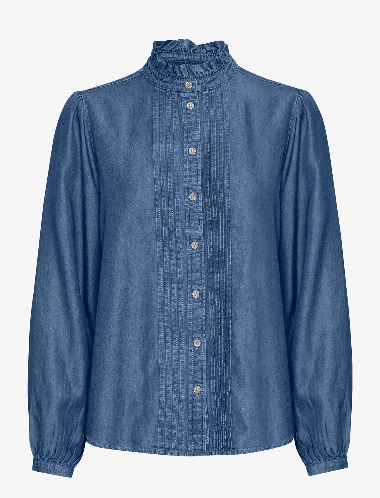 b.young - BYKOSMO SHIRT - - långärmade skjortor - mid blue denim - 1