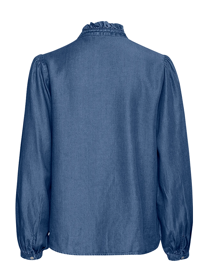 b.young - BYKOSMO SHIRT - - langärmlige hemden - mid blue denim - 2