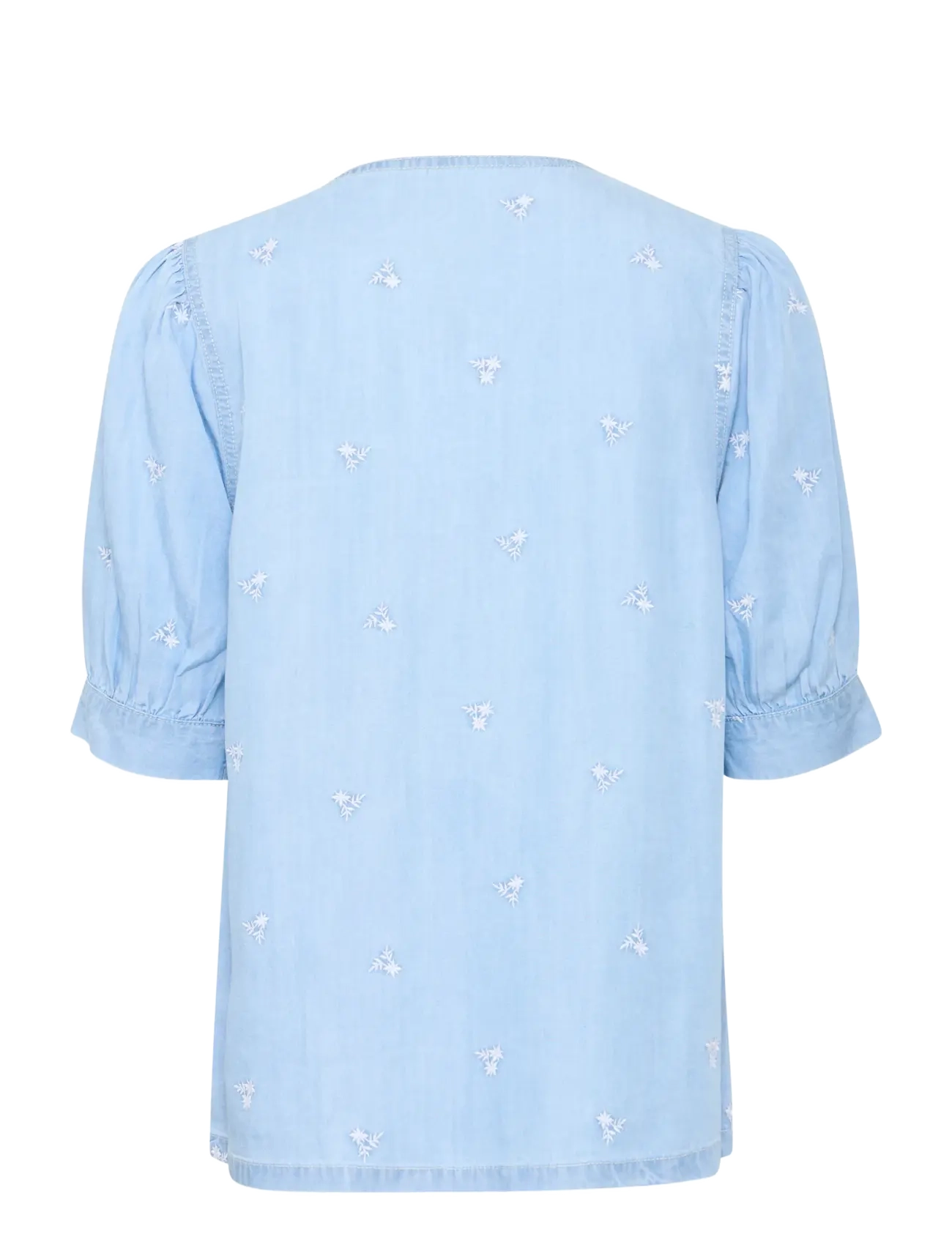 b.young - BYKOSMO V SHIRT - - light blue denim flower - 2