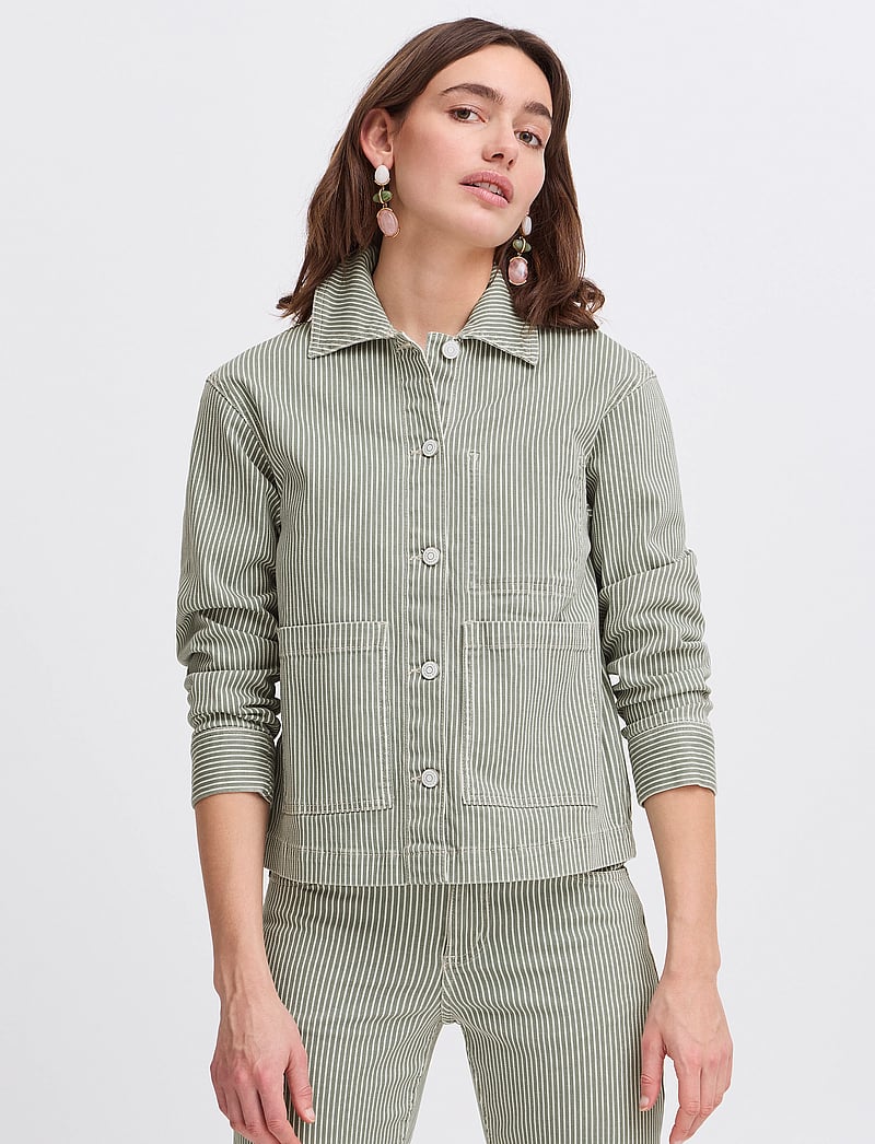 b.young - BYKASIO JACKET 2 - - vårjackor - sea spray mix - 4