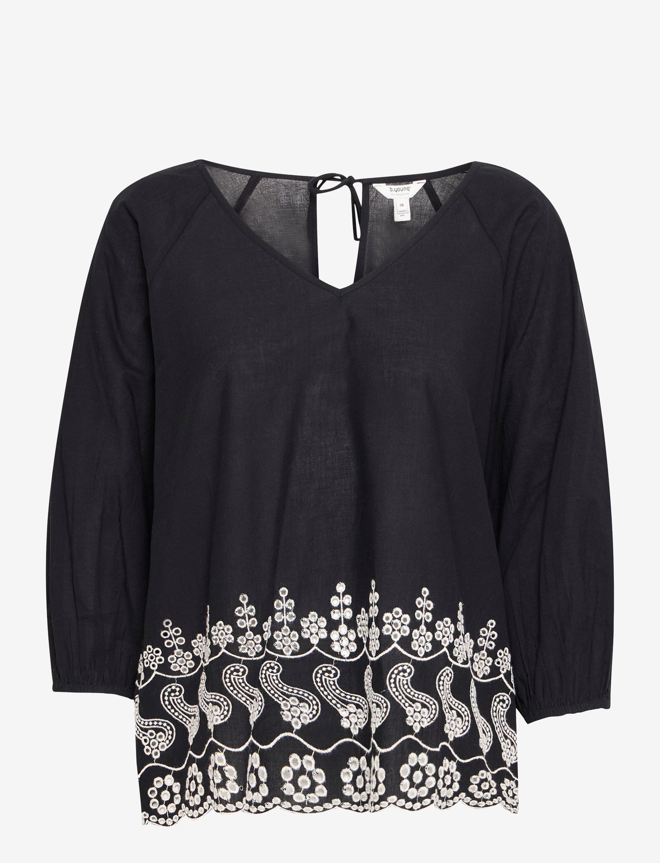 b.young - BYHIBA BLOUSE - - langærmede bluser - black - 1