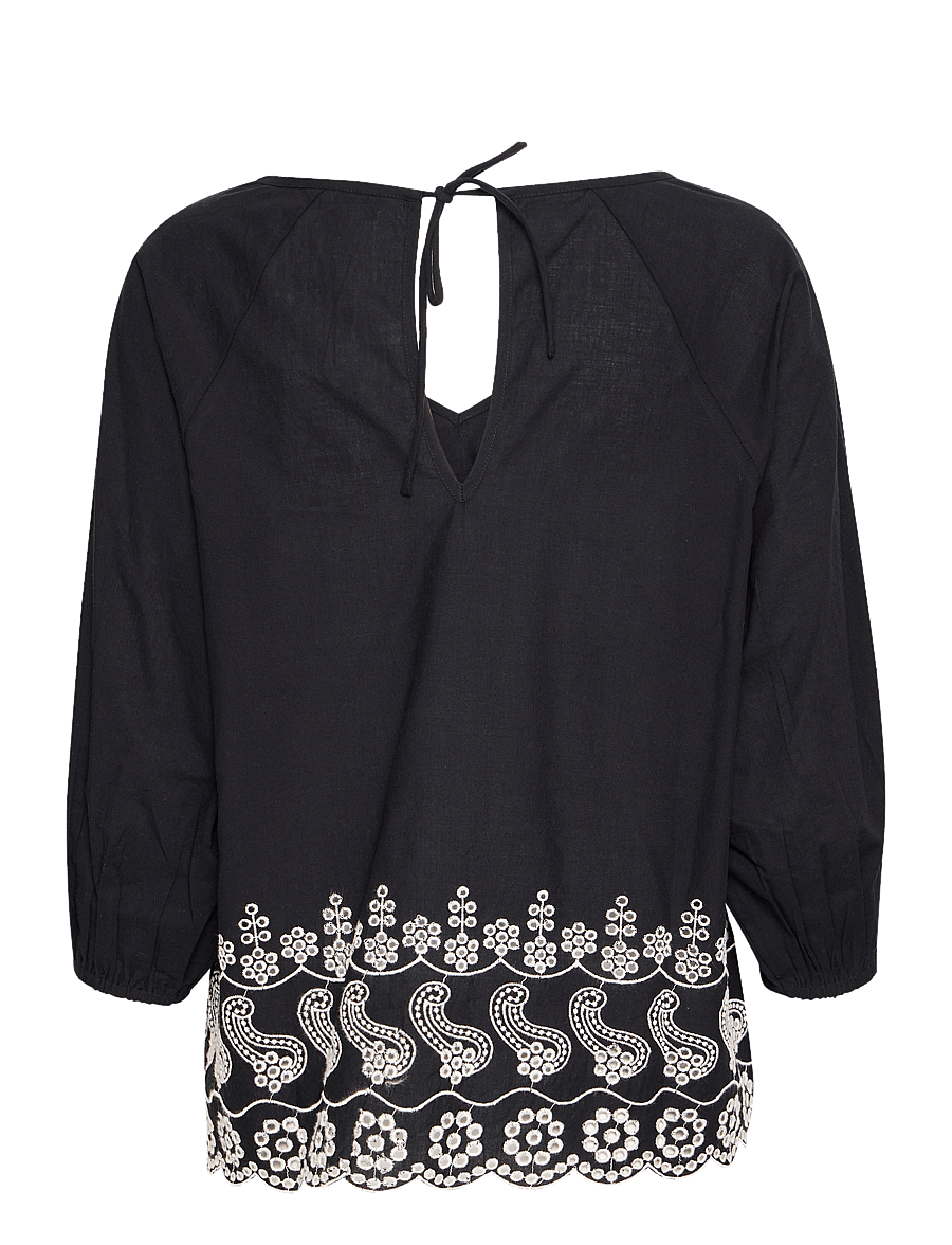 b.young - BYHIBA BLOUSE - - langärmelige blusen - black - 2