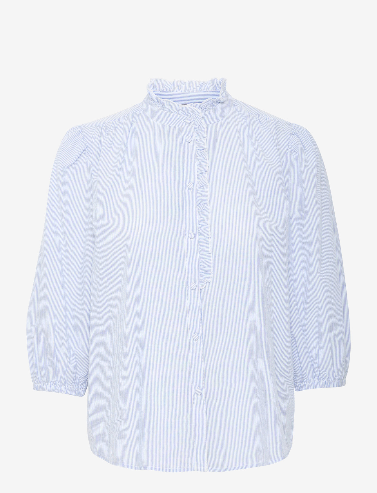 b.young - BYIMOGEN SS BLOUSE - - silver lake blue mix - 0