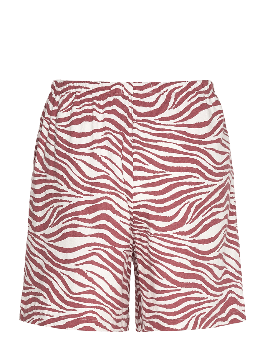 b.young - BYFALAKKA SHORTS 3 - - linneshorts - animal light mahogany mix - 1