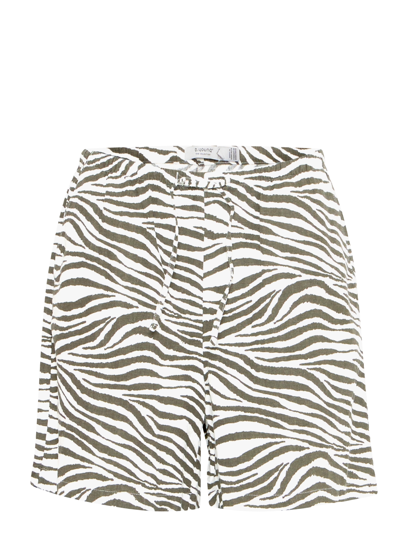 b.young BYFALAKKA SHORTS 3 - - b.young - ANIMAL KALAMATA MIX / white