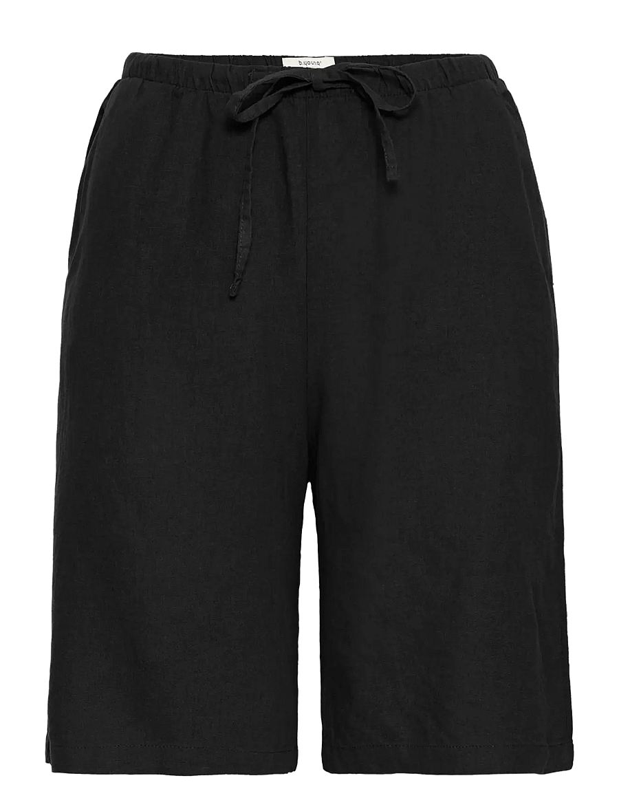 b.young - BYFALAKKA LONG SHORTS 2 - - black - 1