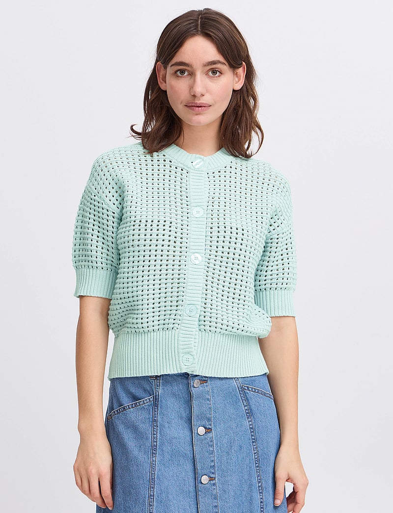 b.young - BYMAGIO SS CARDIGAN - - kardiganid - blue haze - 4