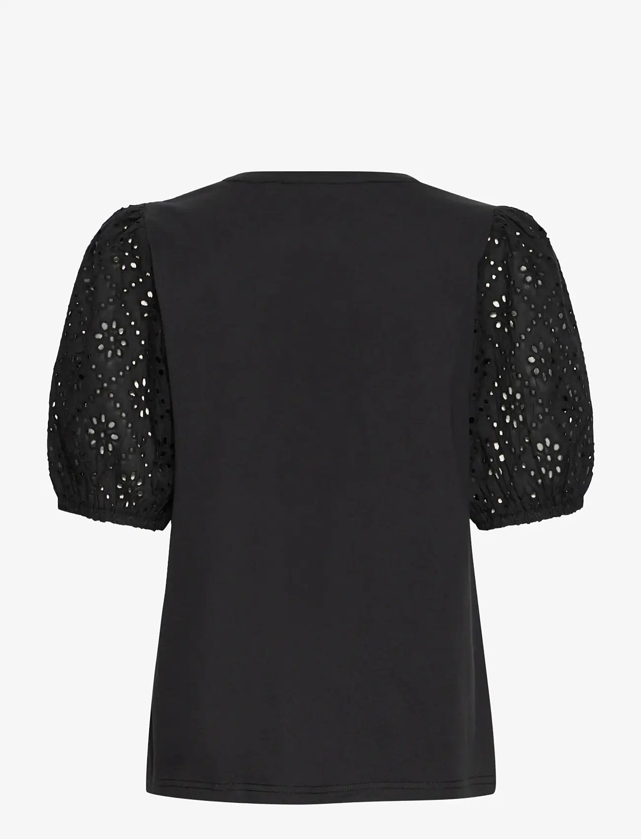 b.young - BYSUMMER PUFF SLEEVE TEE - - autumn clothing - black - 1