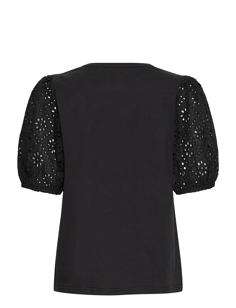 b.young - BYSUMMER PUFF SLEEVE TEE - - black - 2