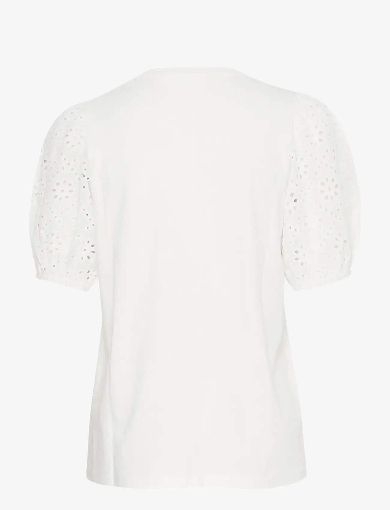b.young - BYSUMMER PUFF SLEEVE TEE - - t-shirts - marshmallow - 2