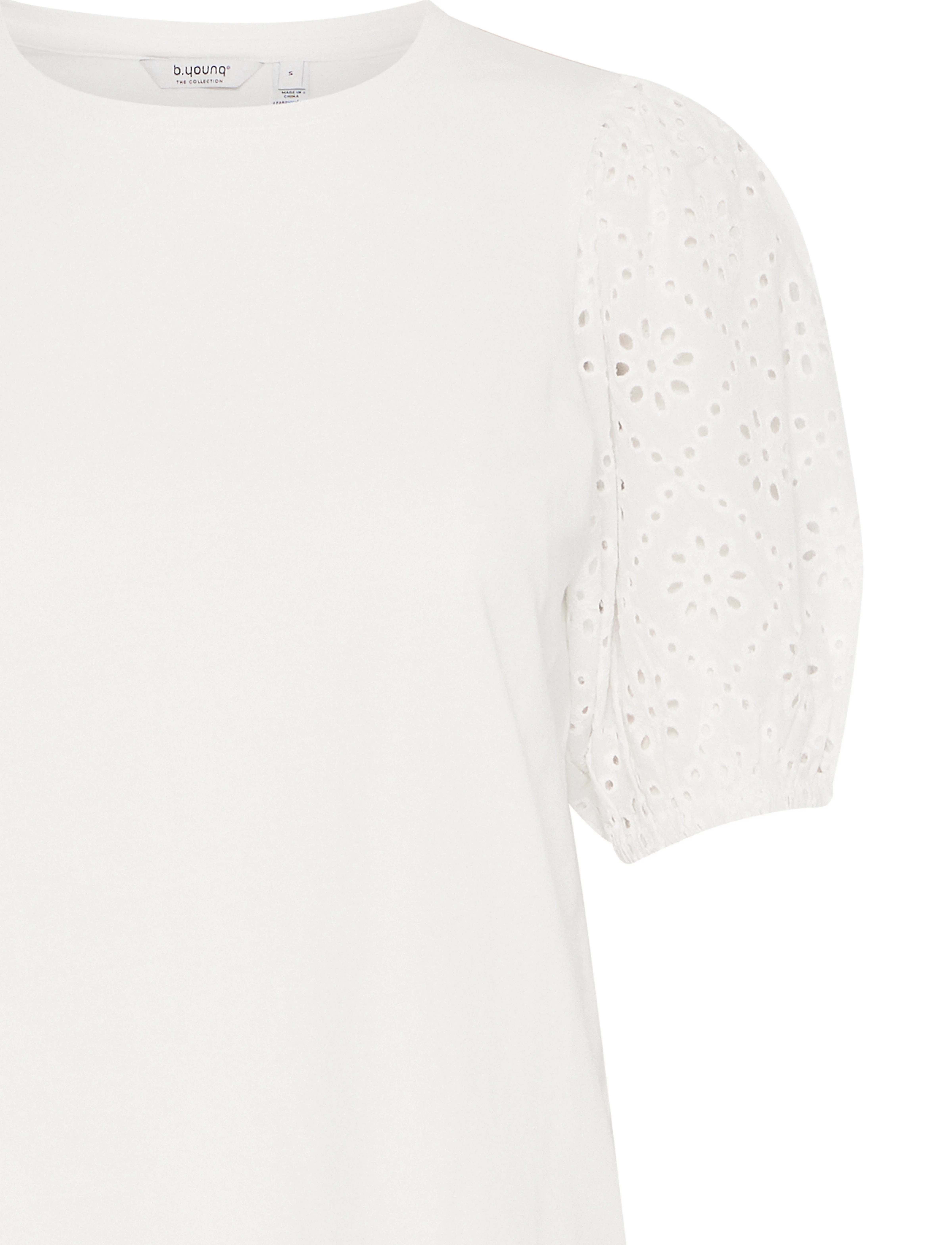b.young - BYSUMMER PUFF SLEEVE TEE - - marshmallow - 5