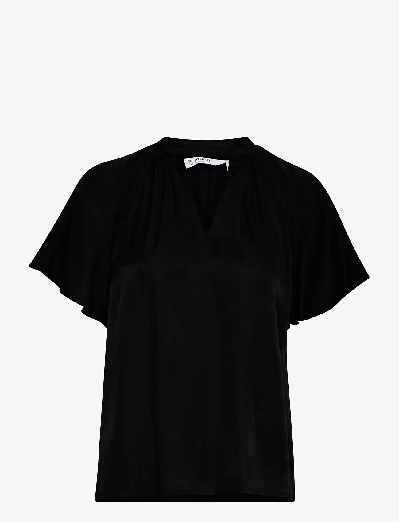 b.young - BYHACCA BLOUSE - - kortærmede bluser - black - 1