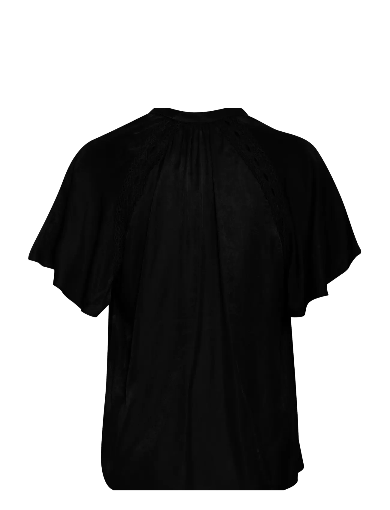 b.young - BYHACCA BLOUSE - - blūzes ar īsām piedurknēm - black - 2