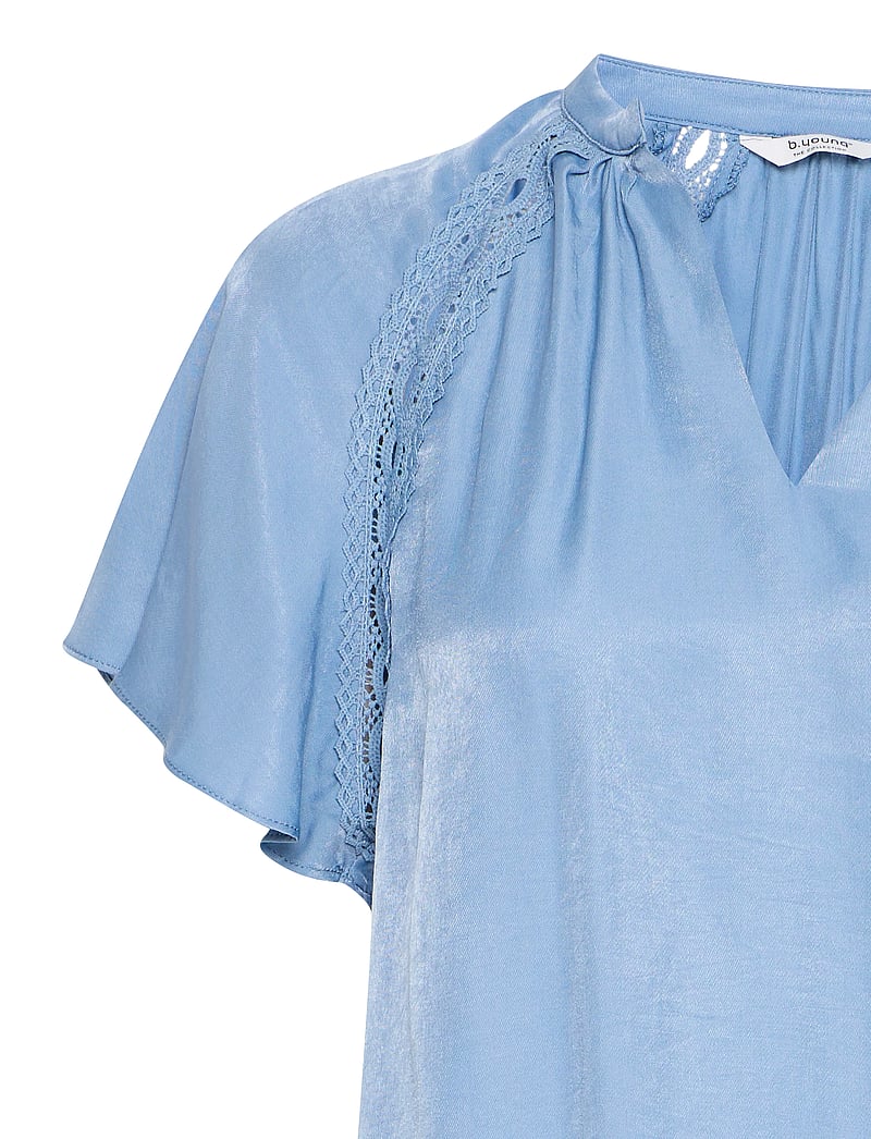 b.young - BYHACCA BLOUSE - - kurzämlige blusen - blue horizon - 5