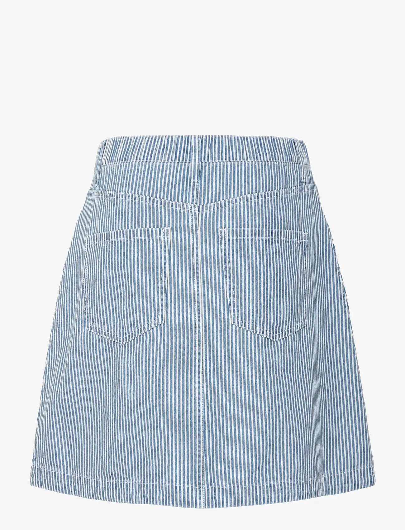 b.young - BYLARO SKIRT - - blue stripe denim - 1