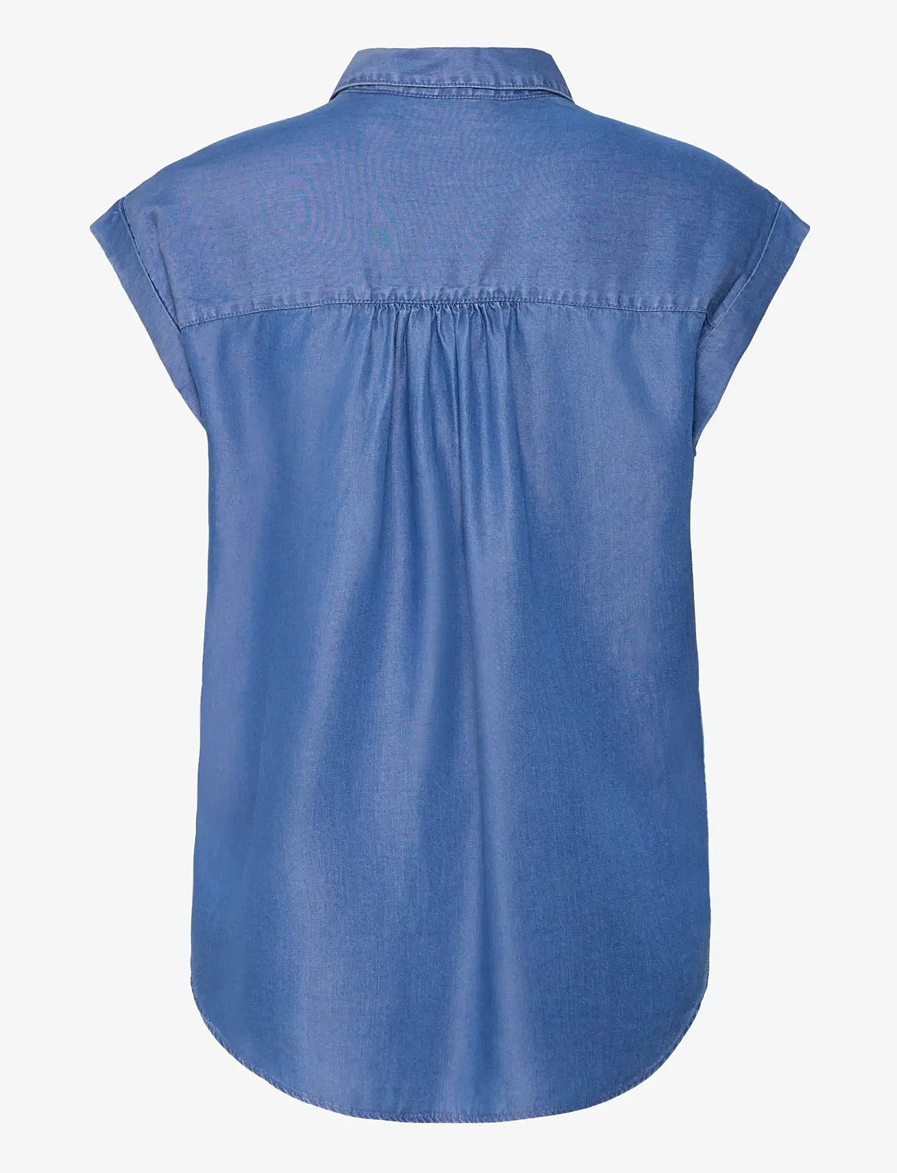 b.young - BYKOSMO SHIRT BLOUSE - - Ærmeløse bluser - mid blue denim - 1