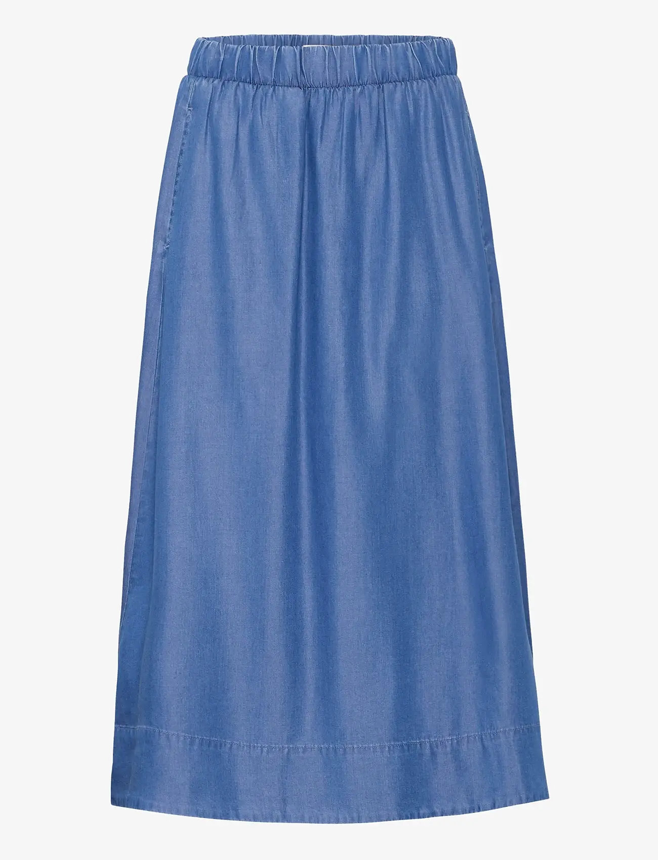 b.young - BYKOSMO SKIRT - - midi kjolar - mid blue denim - 0
