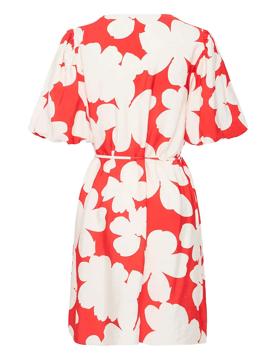 b.young - BYIBINE SHORT DRESS 6 - - laveste priser - flame flower mix - 2