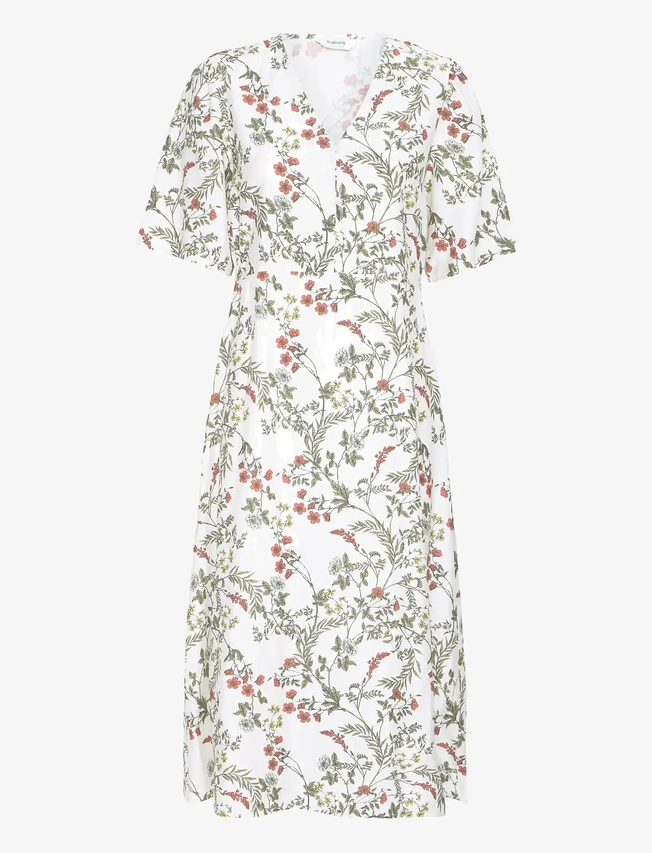 b.young - BYIMILDA SS DRESS - - sommarklänningar - birch flower mix - 1