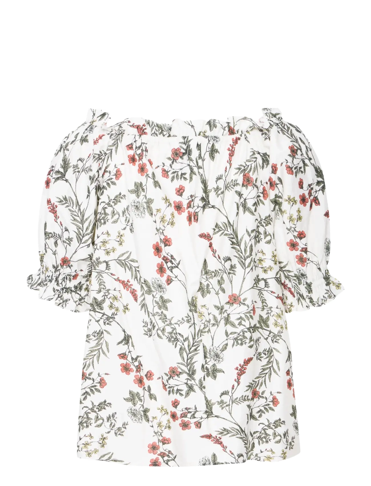 b.young - BYIMILDA OFF SHOULDER BLOUSE - - birch flower mix - 1