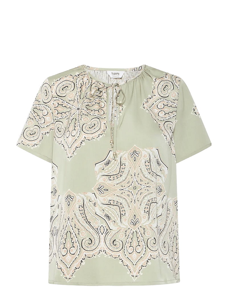 b.young - BYJANNIKE BLOUSE - - lyhythihaiset puserot - tea paisley mix - 0