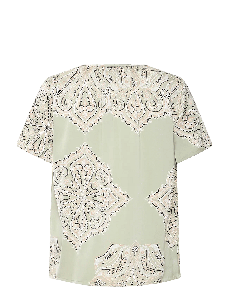 b.young - BYJANNIKE BLOUSE - - lyhythihaiset puserot - tea paisley mix - 1