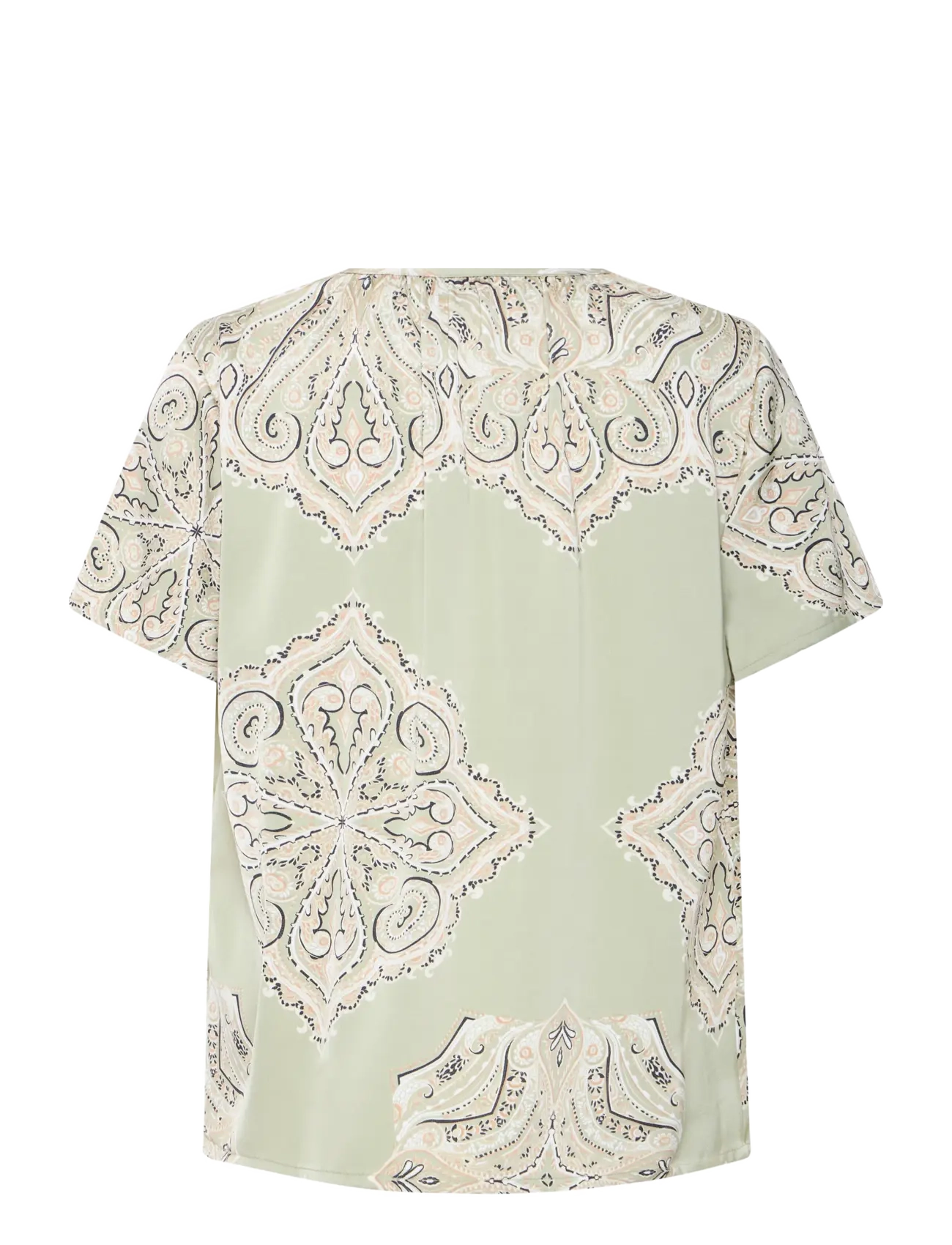 b.young - BYJANNIKE BLOUSE - - lühikeste varrukatega pluusid - tea paisley mix - 1