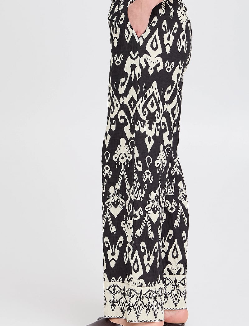 b.young - BYJASMINA PANTS - - raka byxor - black eth mix - 0