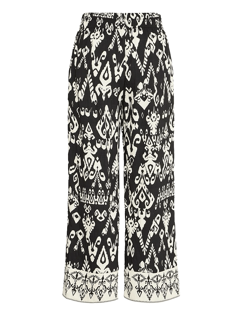 b.young - BYJASMINA PANTS - - raka byxor - black eth mix - 3