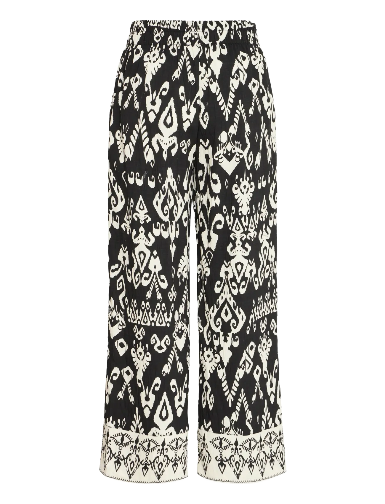 b.young - BYJASMINA PANTS - - broeken met rechte pijp - black eth mix - 3