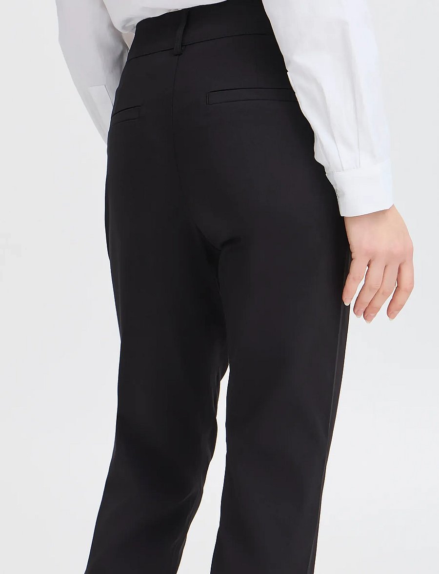 b.young - BYDIXI STRAIGHT PANTS - essentials - black - 3