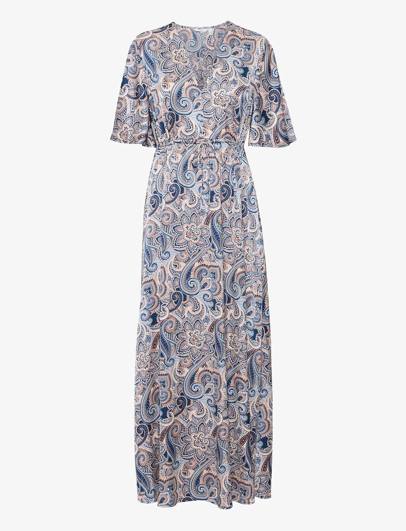 b.young - BYHILLY SS DRESS - - sommarklänningar - blue paisley mix - 1