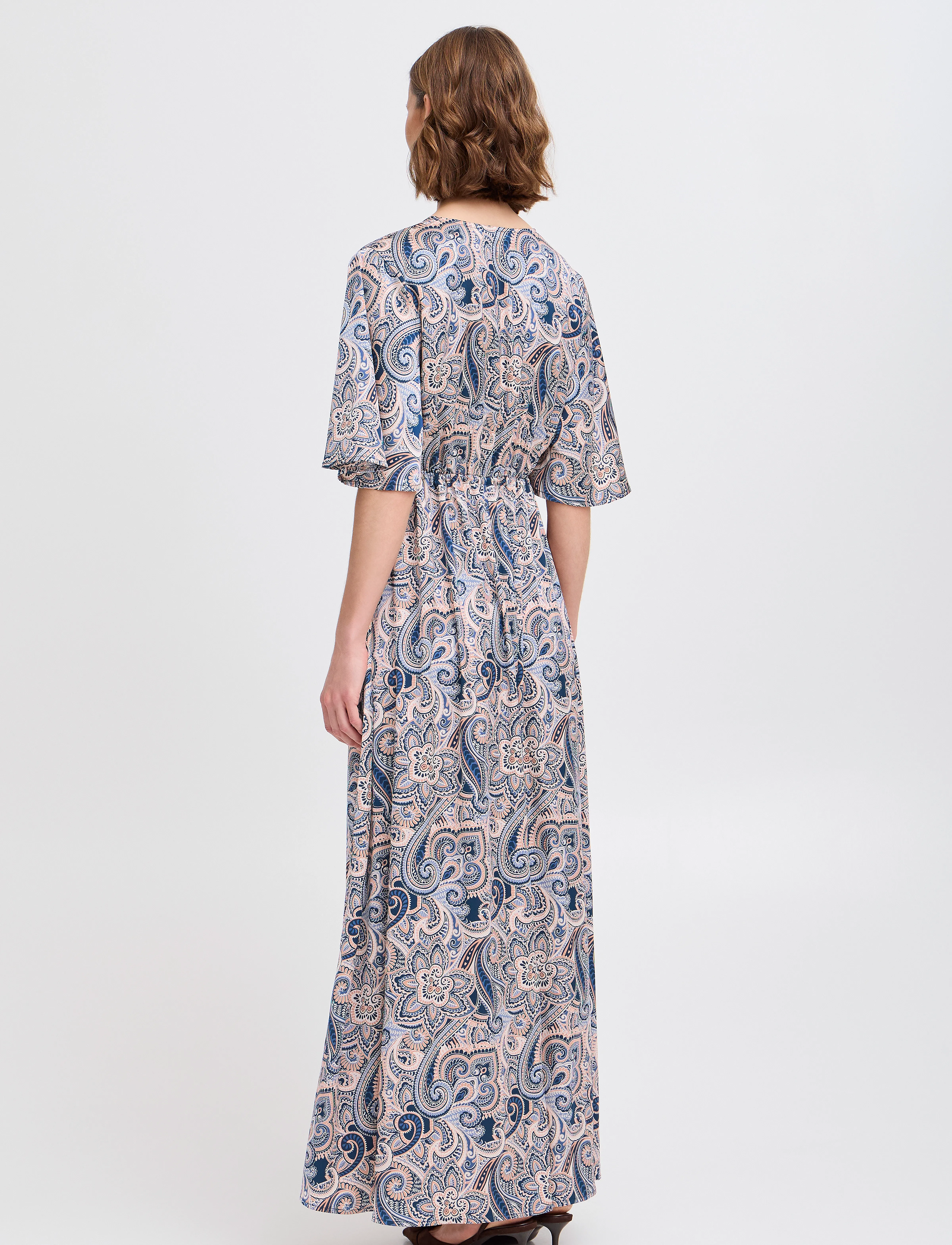 b.young - BYHILLY SS DRESS - - blue paisley mix - 5