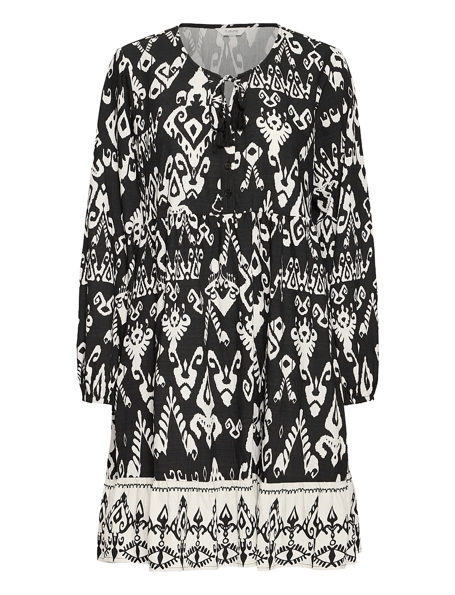 b.young - BYJASMINA SHORT DRESS - - suvekleidid - black eth mix - 0