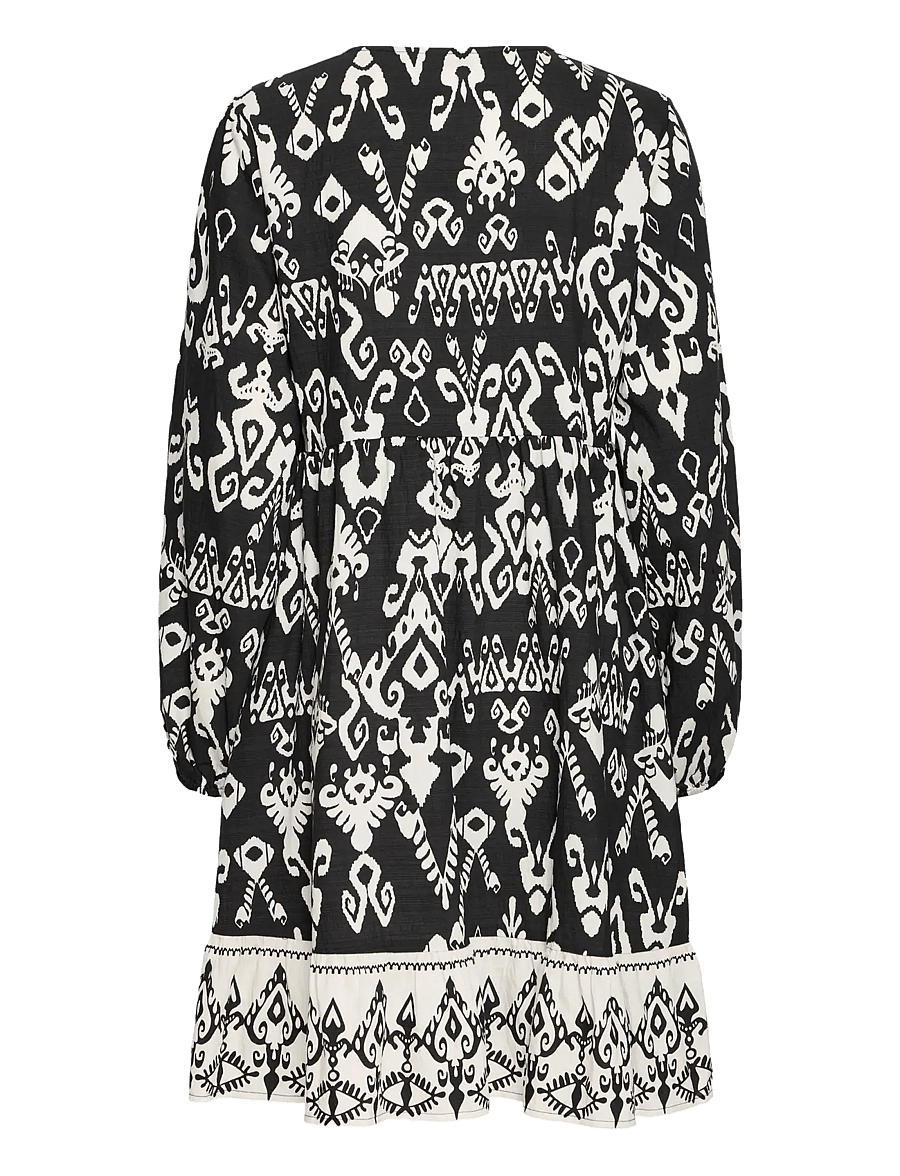 b.young - BYJASMINA SHORT DRESS - - suvekleidid - black eth mix - 1