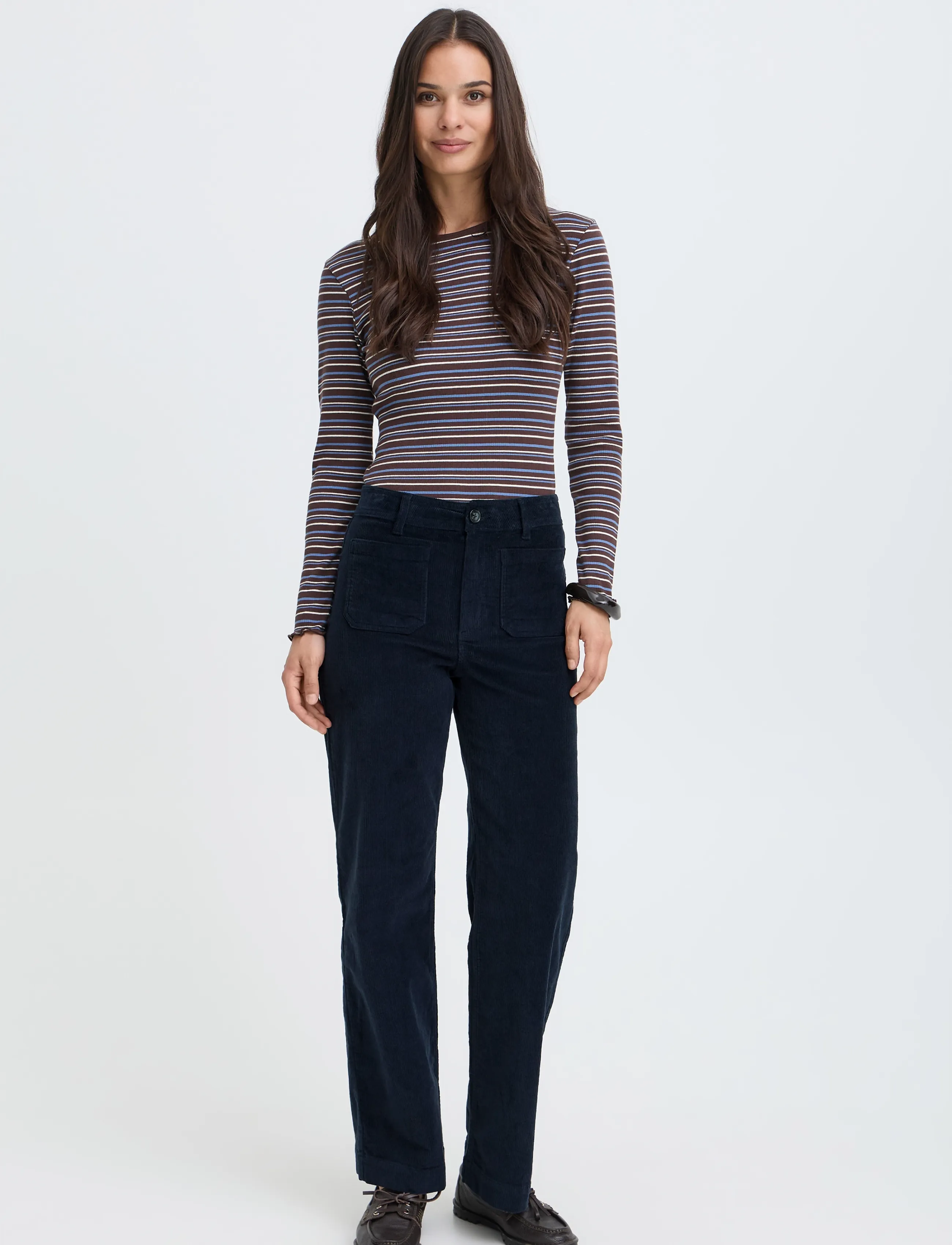 b.young BYDASIK POCKET PANTS - Byxor - DARK SAPPHIRE / navy