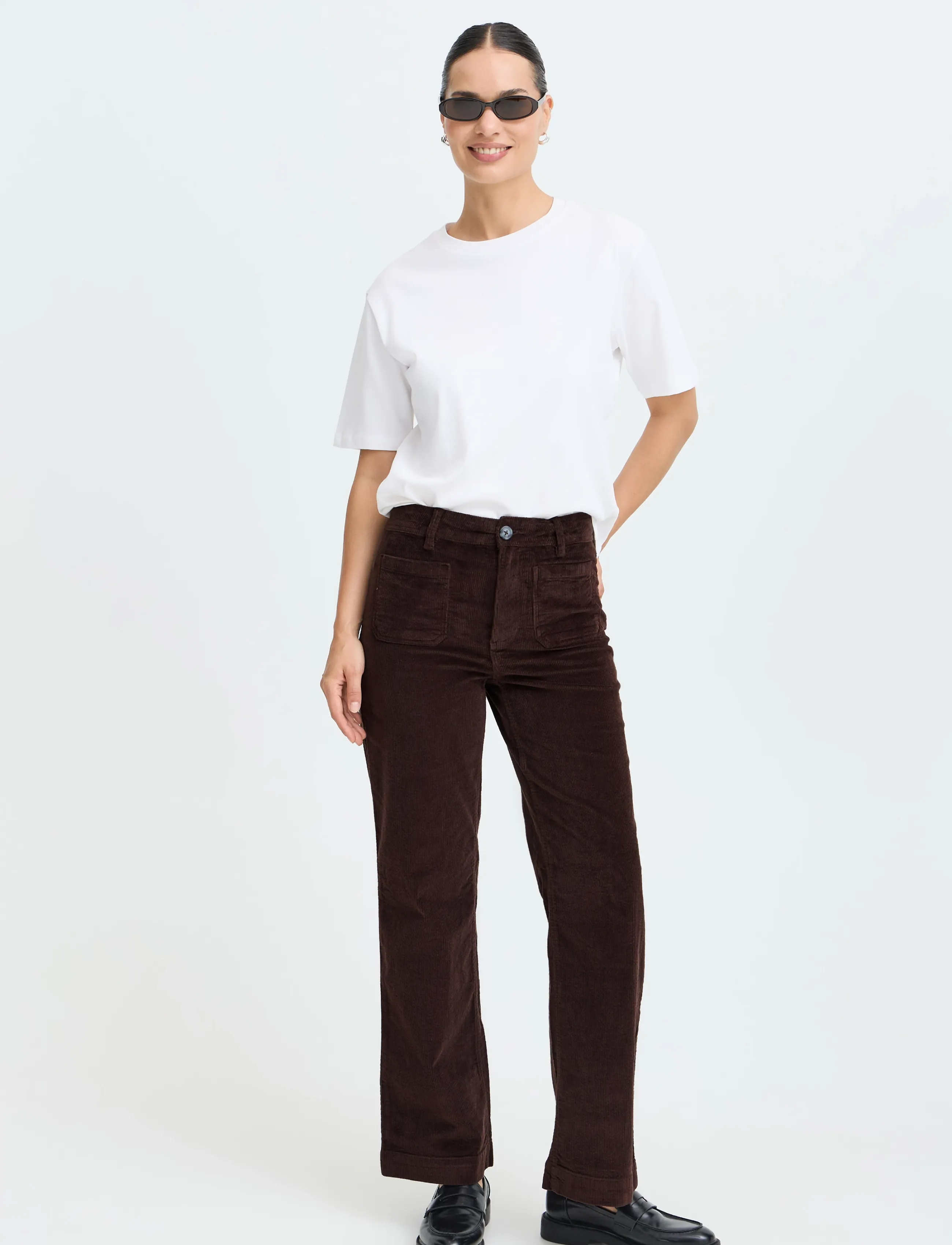 b.young BYDASIK POCKET PANTS - Püksid - JAVA / brown