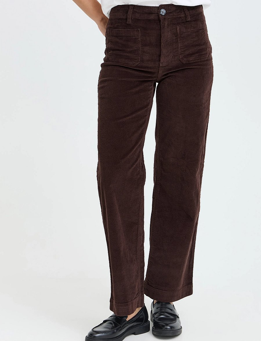 b.young - BYDASIK POCKET PANTS - velvetpüksid - java - 3