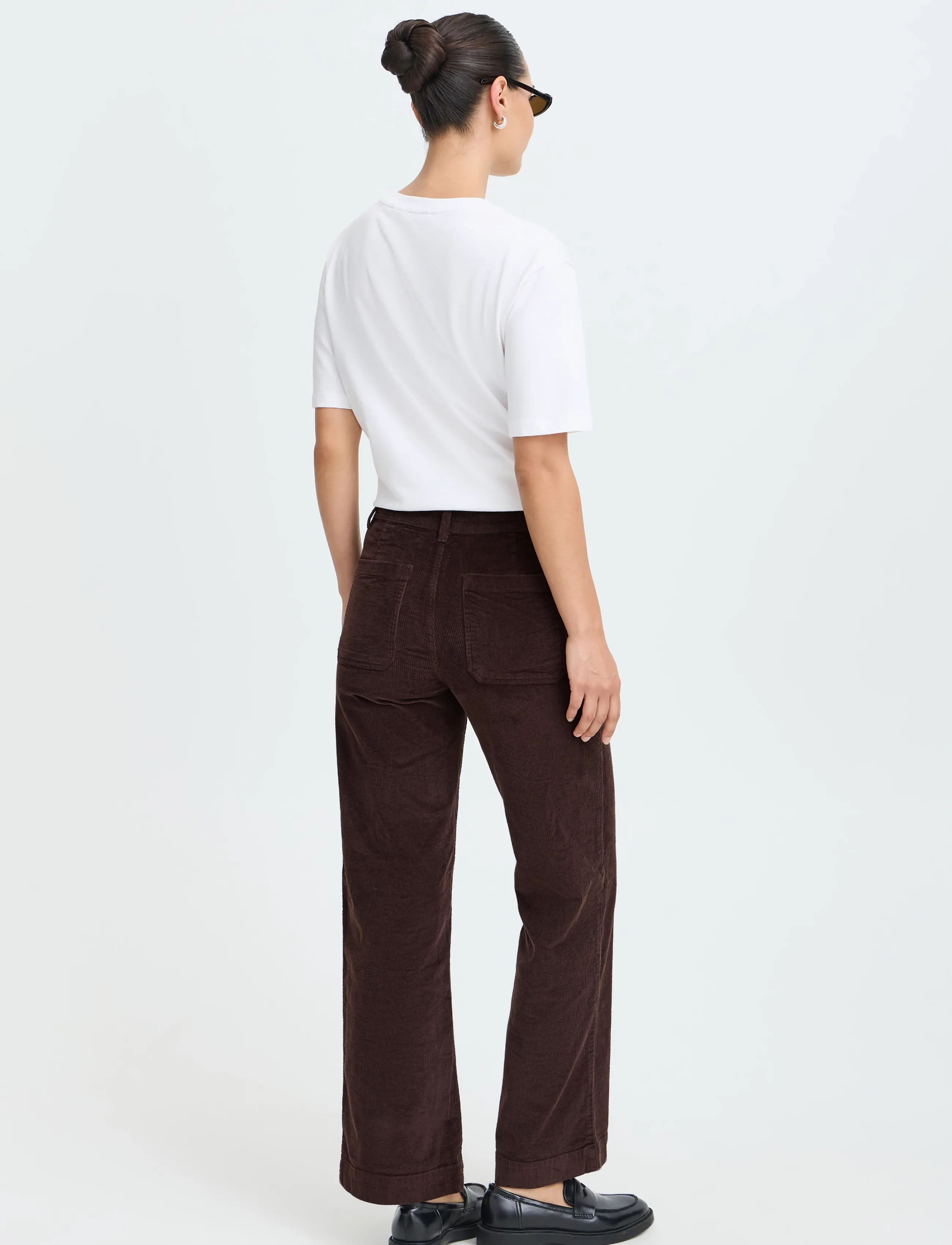 b.young - BYDASIK POCKET PANTS - velvetpüksid - java - 4