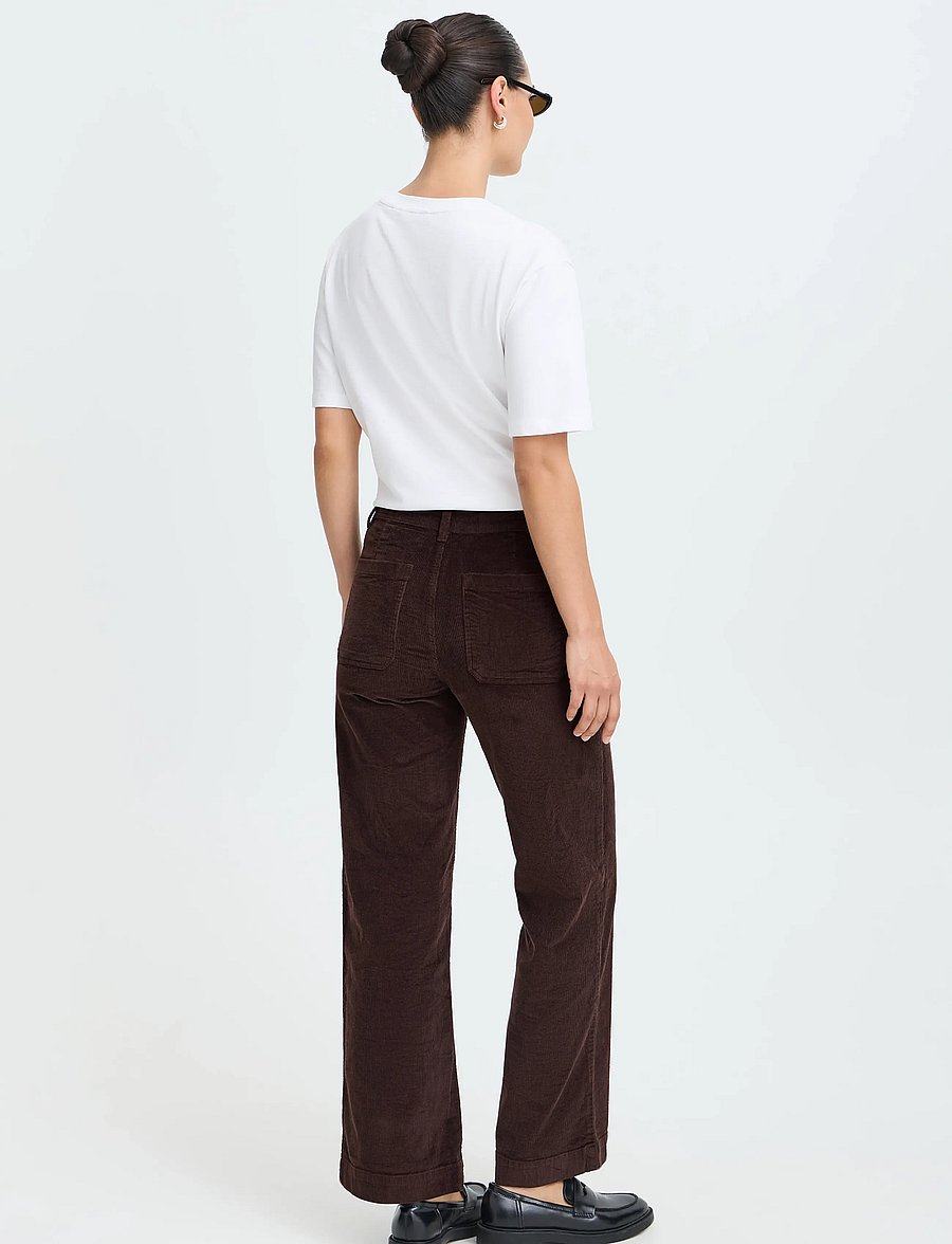 b.young - BYDASIK POCKET PANTS - velvetpüksid - java - 4