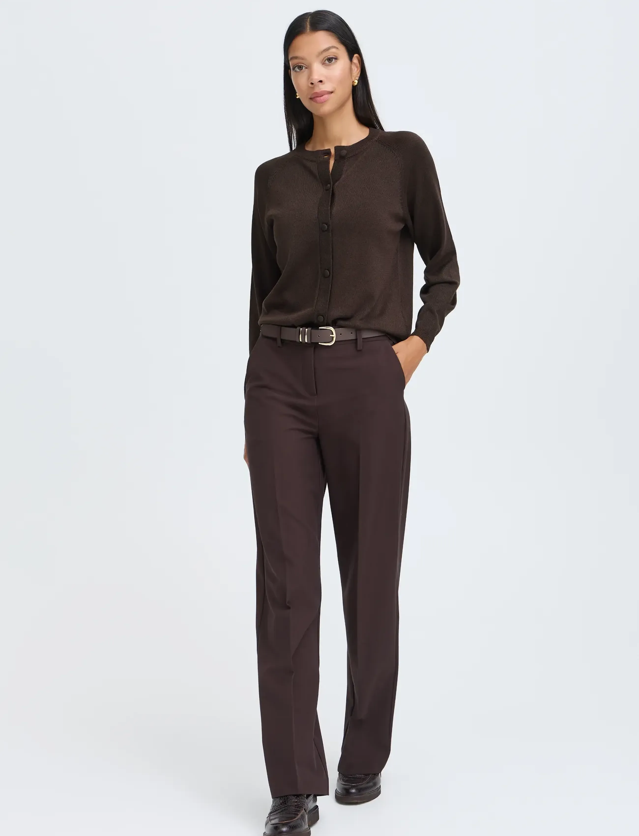 b.young - BYMOBBE LS CARDIGAN - herbstliche kleidung - java - 3