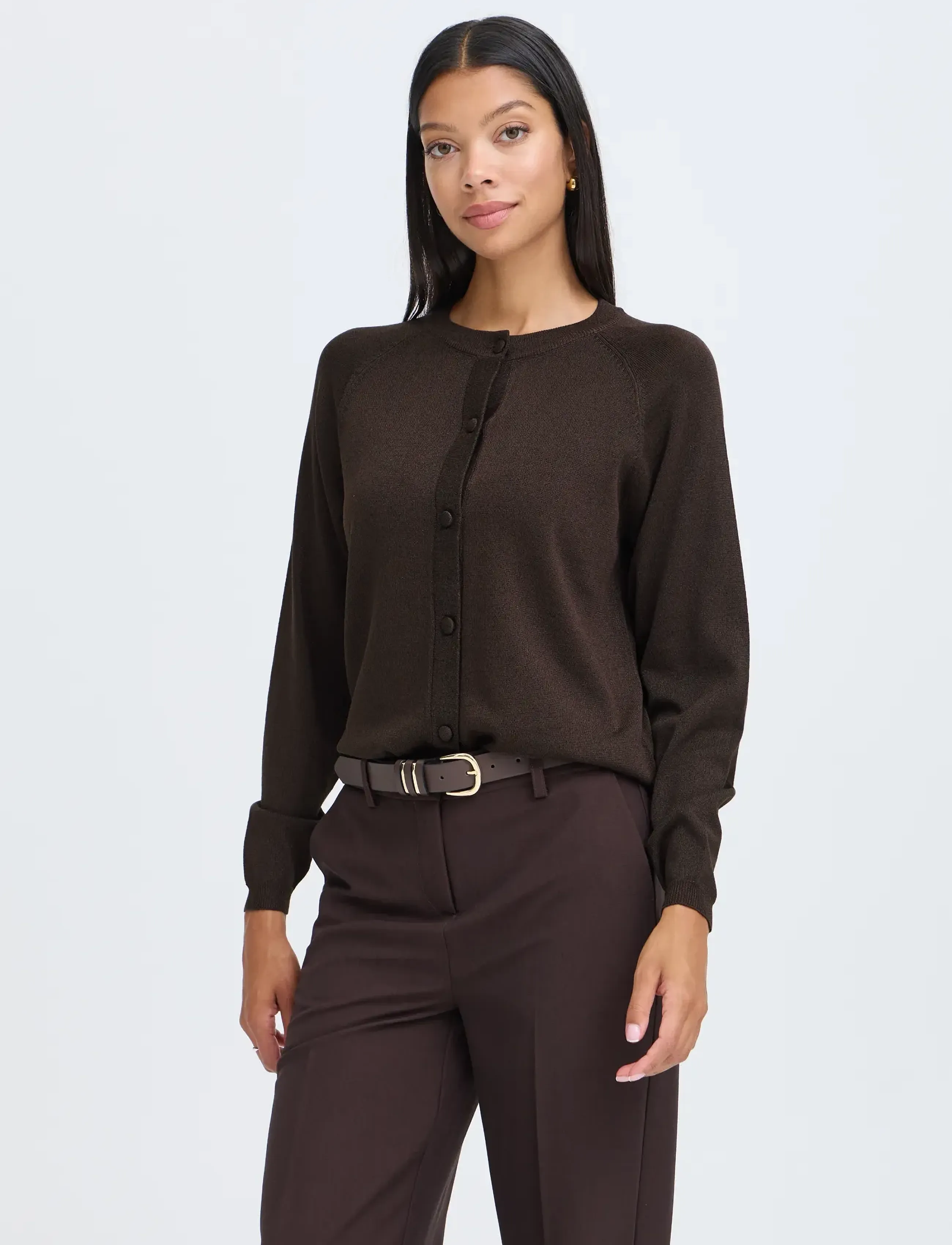 b.young - BYMOBBE LS CARDIGAN - herbstliche kleidung - java - 4